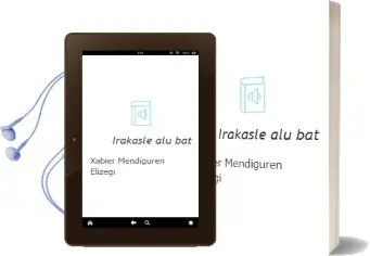 Descargar AudioLibro Irakasle alu bat de Xabier Mendiguren Elizegi año 1996