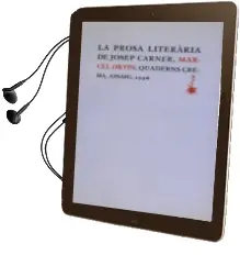 Descargar AudioLibro La Prosa Literària de Josep Carner de Marcel Ortin Rull año 1996