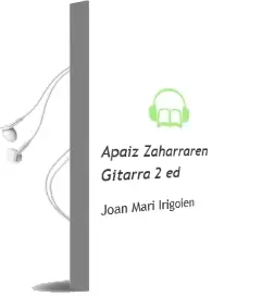 Descargar AudioLibro Apaiz Zaharraren Gitarra (2ª Ed.) de Joan Mari Irigoien año 1996