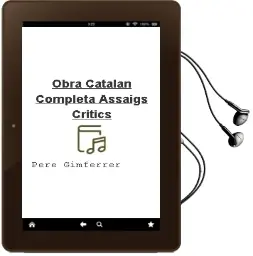 Descargar AudioLibro Obra Catalan Completa: Assaigs Critics de Pere Gimferrer año 1997