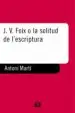 AudioLibro J.V. Foix o la Solitud de l Escriptura de Antoni Marti Monterde