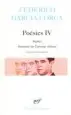 AudioLibro Poesies iv: Suites, Sonnets de l Amour Obscur de Federico Garcia Lorca