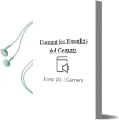 Descargar AudioLibro Damunt les Espatlles del Gegants de Josep Pla I Carrera año 2000