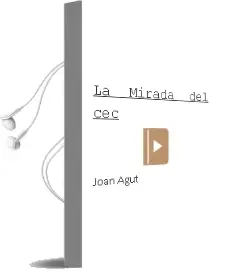 Descargar AudioLibro La Mirada del cec de Joan Agut año 2000