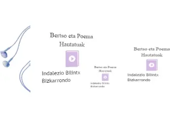 Descargar AudioLibro Bertso eta Poema Hautatuak de Indalezio (Bilintx) Bizkarrondo año 2004
