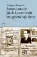 AudioLibro Anotaciones de Jakob Littner desde un Agujero Bajo Tierra de Wolfgang Koeppen
