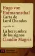 AudioLibro Carta de Lord Chandos; la Herrumbre de los Signos de Claudio Magris