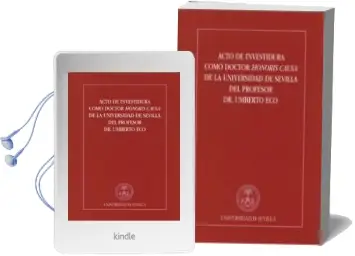 Descargar AudioLibro Acto de Investidura Como Doctor Honoris Causa de la Universidad de Sevilla del Profesor dr. Umberto eco de Varios Autores año 2009