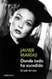 AudioLibro Donde Todo ha Sucedido de Javier Marias
