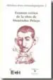 AudioLibro Examen Critico de la Obra de Menendez Pelayo de Bernardino Martin Minguez