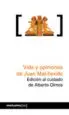 AudioLibro Vida y Opiniones de Juan Mal-Herido de Alberto Olmos