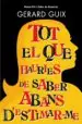 AudioLibro Tot el que Hauries de Saber Abans d Estimar-Me de Gerard Guix