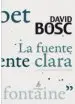 AudioLibro La Fuente Clara de David Bosc
